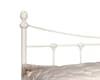 Rebecca Stone White Metal Bed