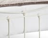 Rebecca Stone White Metal Bed