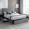 Reid Grey Velvet 4 Drawer Storage Bed