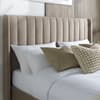 Reid Warm Stone Velvet 4 Drawer Storage Bed Frame - 4ft6 Double