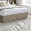 Reid Warm Stone Velvet 4 Drawer Storage Bed Frame - 4ft6 Double