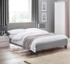 Rialto Light Grey Fabric Bed Frame - 4ft6 Double