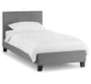 Rialto Light Grey Fabric Bed Frame - 4ft6 Double