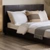 Rialto Brown Faux Leather Bed