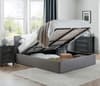 Rialto Grey Fabric Ottoman Storage Bed