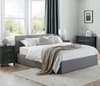 Rialto Grey Fabric Ottoman Storage Bed