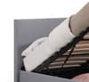 Rialto Grey Fabric Ottoman Storage Bed