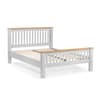 Richmond Grey and Oak Wooden Bed