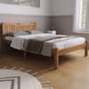 Rio Waxed Solid Pine Wooden Bed Frame - 4ft6 Double