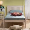 Rio White Washed Pine Wooden Bed