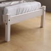 Rio White Washed Wooden Bed Frame - 4ft6 Double