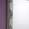 Rococo Pewter Wall Mirror - 110 x 80 cm