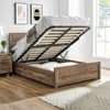 Rodley Oak Wooden Ottoman Storage Bed