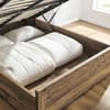 Rodley Oak Ottoman Bed with Ortho Royale Mattress Included