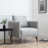 Rohe Grey Fabric Armchair