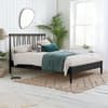 Rome Black Wooden Bed