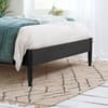 Rome Black Wooden Bed