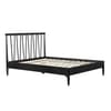 Rome Black Wooden Bed