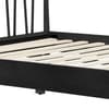 Rome Black Wooden Bed