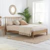 Rome Oak Wooden Bed