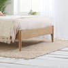 Rome Oak Bed with Majestic 1000 Mattress Included