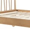 Rome Oak Bed with Majestic 1000 Mattress Included