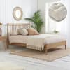 Rome Oak Bed with Majestic 1000 Mattress Included