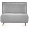 Rowan Light Grey Fabric Sofa Bed