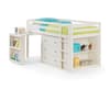 Roxy Stone White Wooden Mid Sleeper