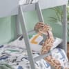 Safari Grey Wooden Bunk Bed Frame - 3FT Single