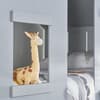 Safari Grey Wooden Bunk Bed Frame - 3FT Single