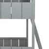 Safari Grey Wooden Bunk Bed Frame - 3FT Single