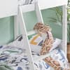 Safari White Wooden Bunk Bed Frame