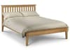 Salerno Oak Finish Wooden Bed