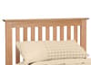 Salerno Oak Finish Wooden Bed Frame - 5ft King Size