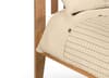Salerno Oak Finish Wooden Bed Frame - 4ft6 Double