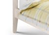 Salerno Ivory and Oak Finish Wooden Bed Frame - 4ft6 Double