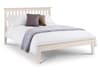 Salerno Ivory Wooden Bed Frame - 3ft Single