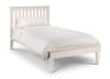 Salerno Ivory Wooden Bed Frame - 5ft King Size