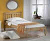 Salvador Antique Solid Pine Wooden Bed Frame - 3ft Single