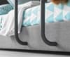 Saturn Grey Fabric Bunk Bed - 3ft Single