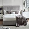 Savannah Grey Velvet Storage Bed