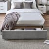 Savannah Grey Velvet Storage Bed