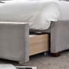 Savannah Grey Velvet Storage Bed