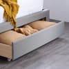 Shelby Grey Fabric 3 Drawer Storage Bed