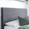 Sebastian Grey Velvet Ottoman Storage Bed