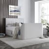 Sherlock Natural Fabric Ottoman Electric Media TV Bed