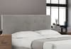 Shoreditch Grey Velvet Fabric Bed