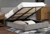 Shoreditch Grey Velvet Ottoman Storage Bed