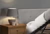 Shoreditch Grey Velvet Ottoman Storage Bed